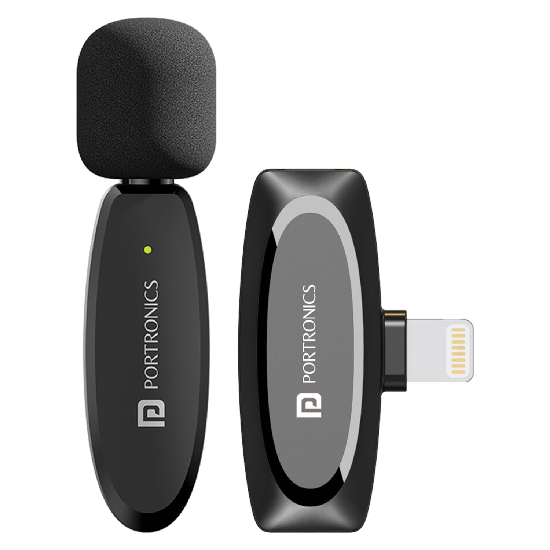 Portronics Dash 7 Omni 8 Pin Wireless Microphone